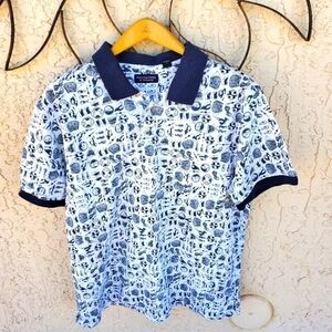 Roundtree & Yorke Graphics Short Sleeve Sz. XL Polo
